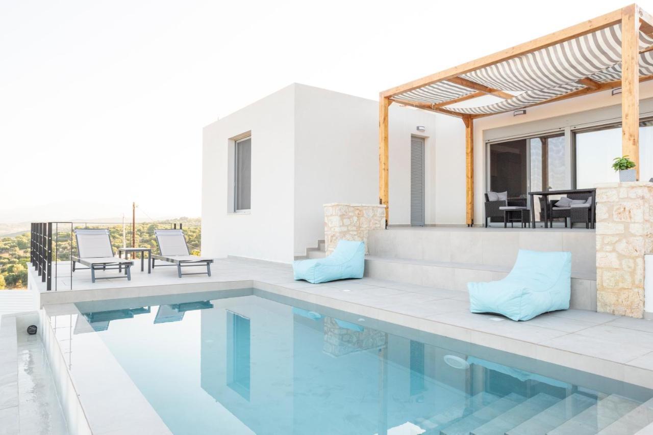 Sunset Luxury Villa Akritochori  Luaran gambar