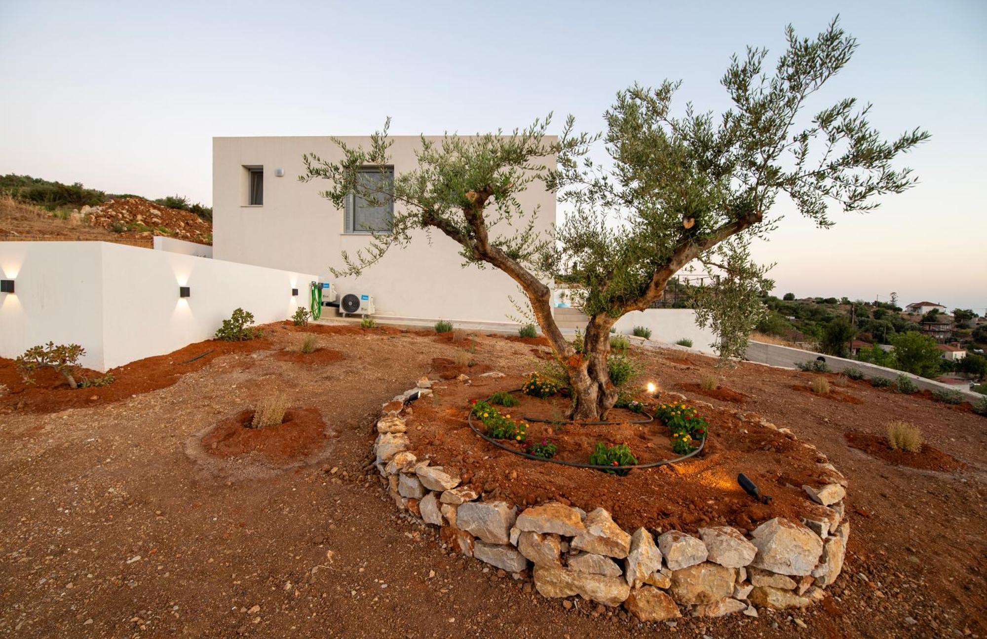 Sunset Luxury Villa Akritochori  Luaran gambar