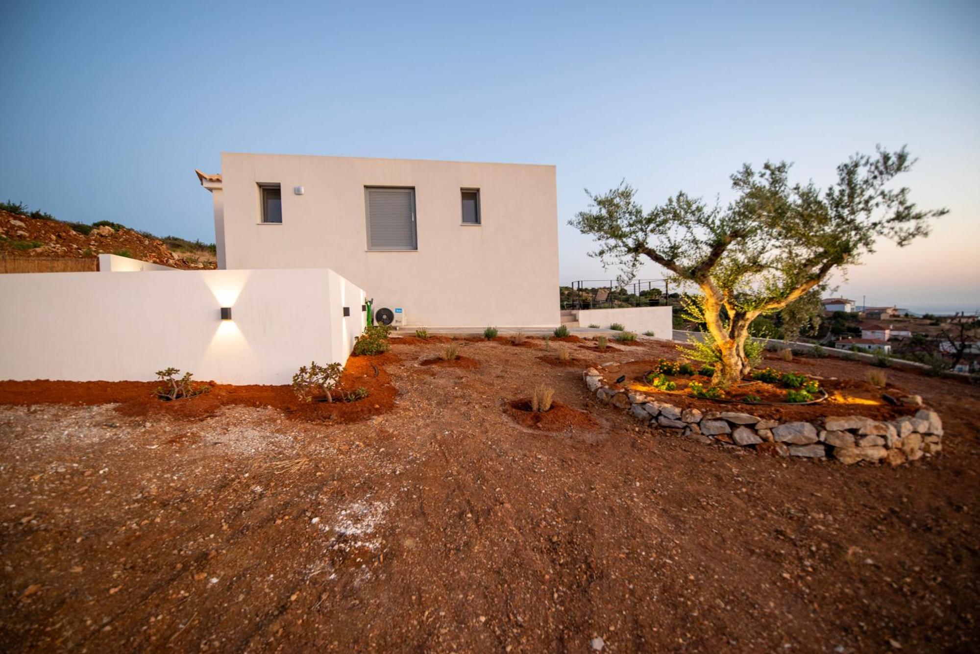 Sunset Luxury Villa Akritochori  Luaran gambar