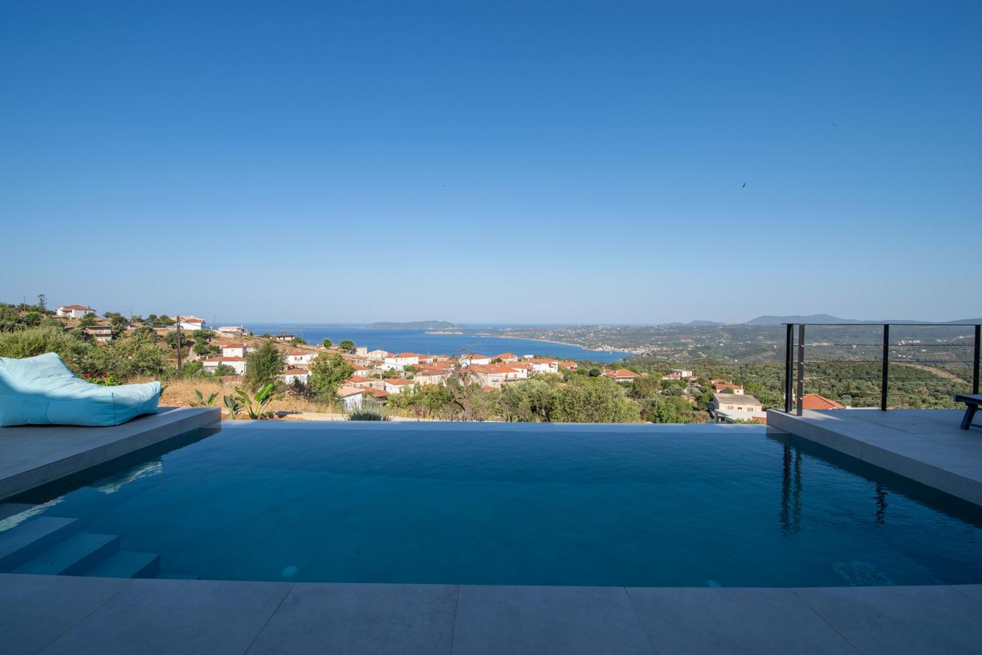 Sunset Luxury Villa Akritochori  Luaran gambar